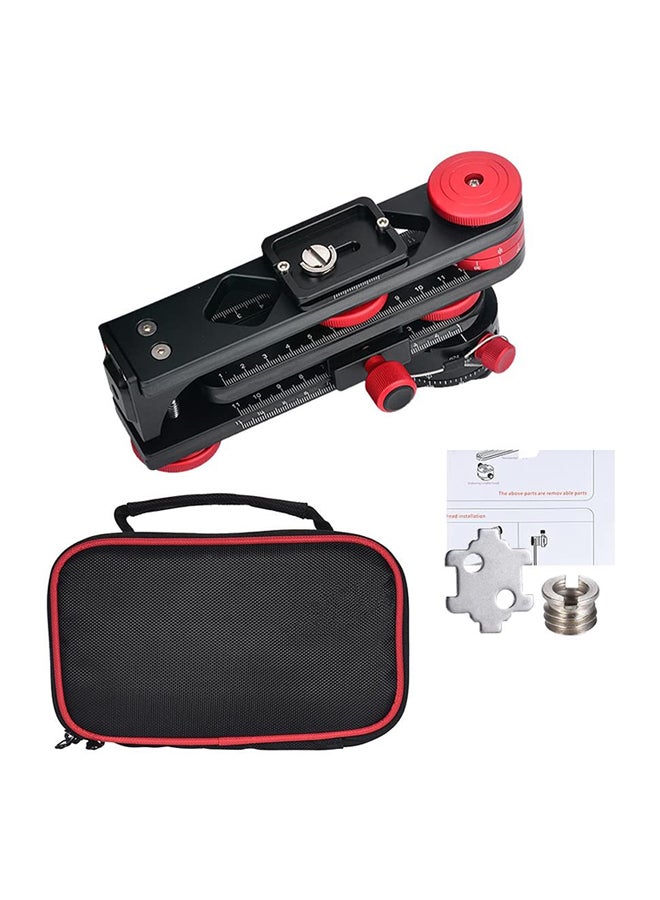 ANDOER PH-720B 720° Panoramic Head Aluminium Alloy With Arca-Swiss Standard Ball Head Quick Release Plate Carry Bag Black/Red  - Image 4