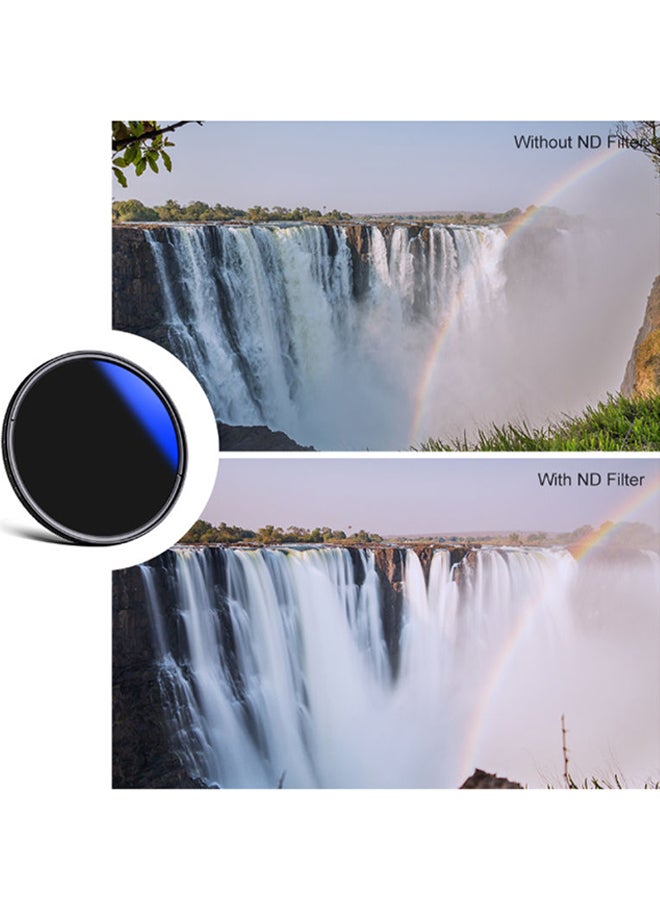 K&F Concept ND2 To ND400 Adjustable Neutral Density Filter 0.73cm Black/Blue  - Image 3