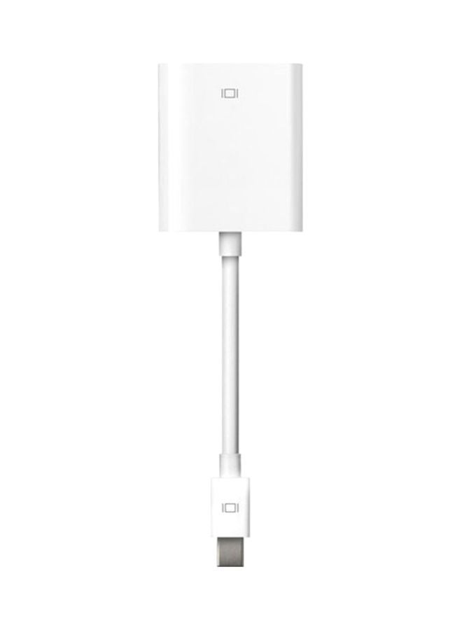 Mini Display Port To VGA Adapter White