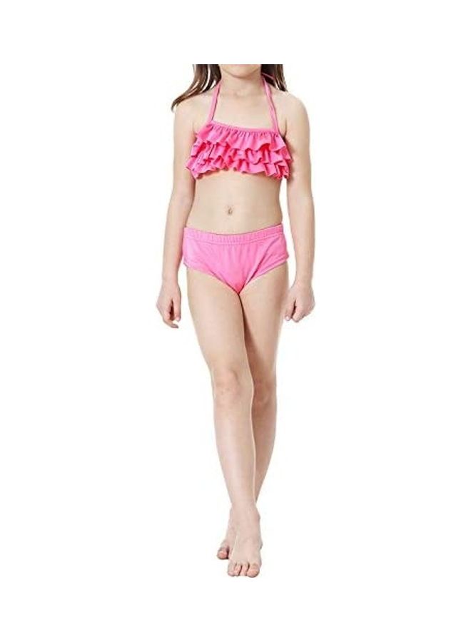 XiuWoo 3-Piece Mermaid Swimming Costume Set 130cm - Image 2