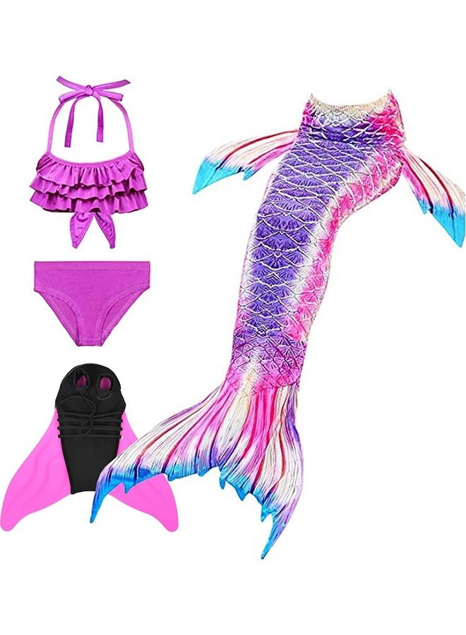XiuWoo Mermaid Tail Swimming Costume 110cm - Image 1