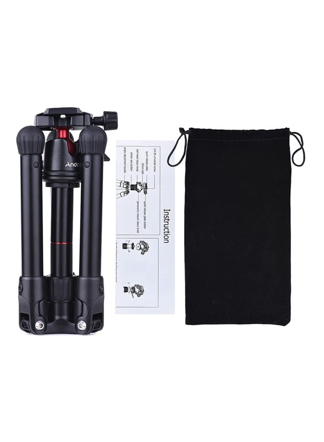 ANDOER Tabletop Tripod Stand With Ball Head Quick Release Plate Black/Red/White - Image 3