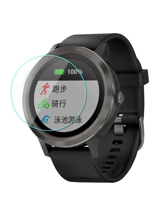 Voberry Tempered Glass Screen Protector For Garmin Vivoactive 3 Clear - Image 1