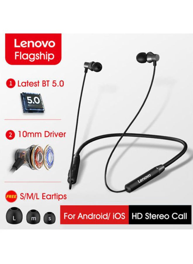 HE05 In-Ear Bluetooth Headset With Mic Black
