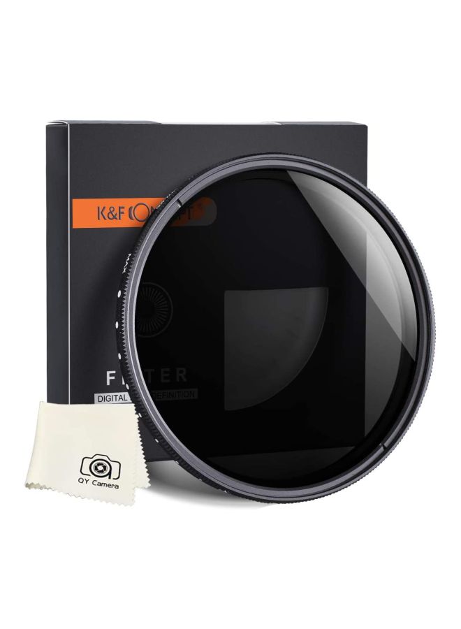 K&F Concept ND2 To ND400 Adjustable Neutral Density Filter Black  - Image 5