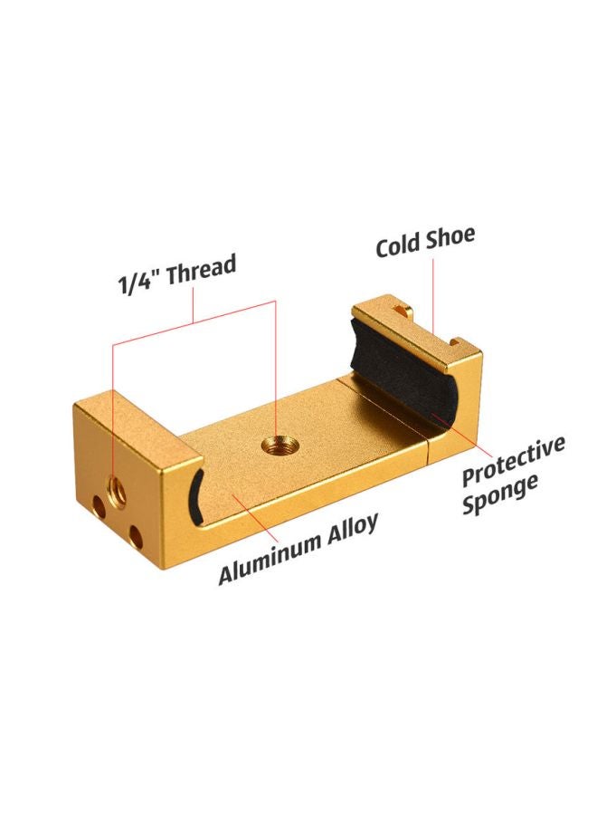 ANDOER Smartphone Holder Clip Gold/Black - Image 3