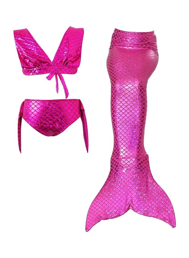 XiuWoo 3-Piece Mermaid Themed Costume Set 130cm - Image 1