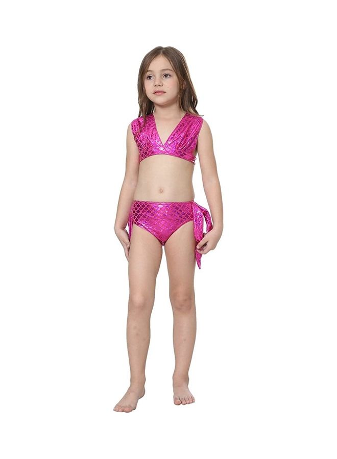 XiuWoo 3-Piece Mermaid Themed Costume Set 130cm - Image 4