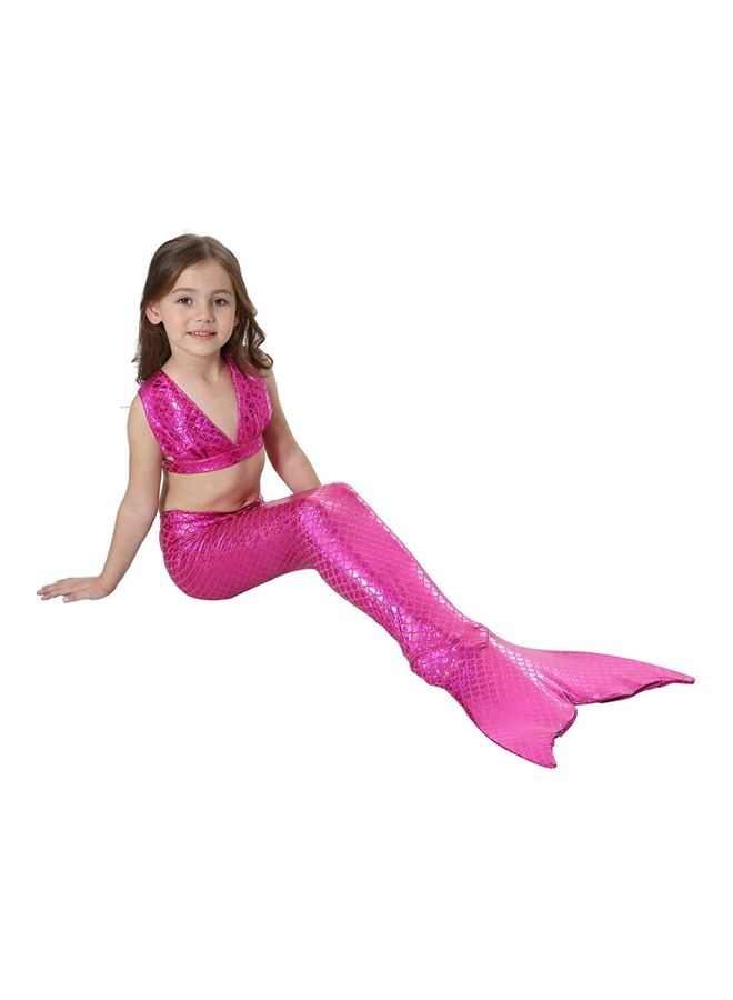 XiuWoo 3-Piece Mermaid Themed Costume Set 130cm - Image 2