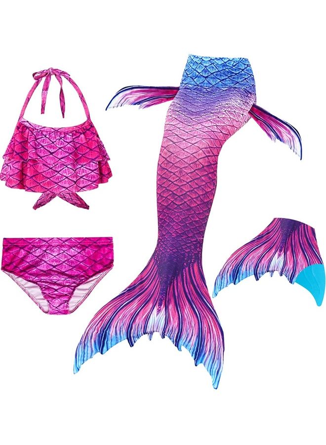 XiuWoo 4-Piece Mermaid Cosplay Costume Set 150cm - Image 1