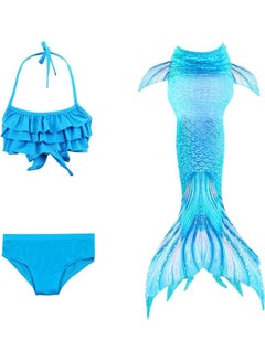 XiuWoo 3-Piece Mermaid Swimming Costume Set 100cm UAE | Dubai, Abu Dhabi