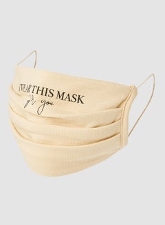 ONLY Graphic Printed Face Mask Warm Sand  - Image 4
