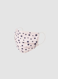ONLY Elastic Strap Printed Face Mask Cloud Dancer  - Image 4