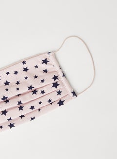 ONLY Elastic Strap Printed Face Mask Cloud Dancer  - Image 2
