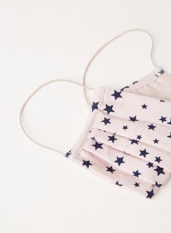 ONLY Elastic Strap Printed Face Mask Cloud Dancer  - Image 3