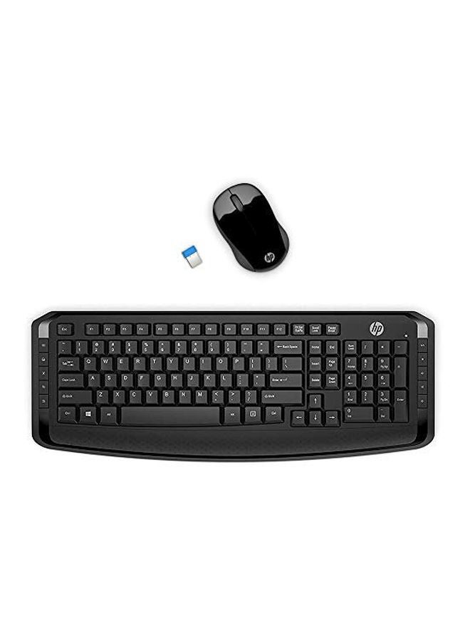 HP لوحة مفاتيح وماوس لاسلكيان من سلسلة 300 أسود - Image 3