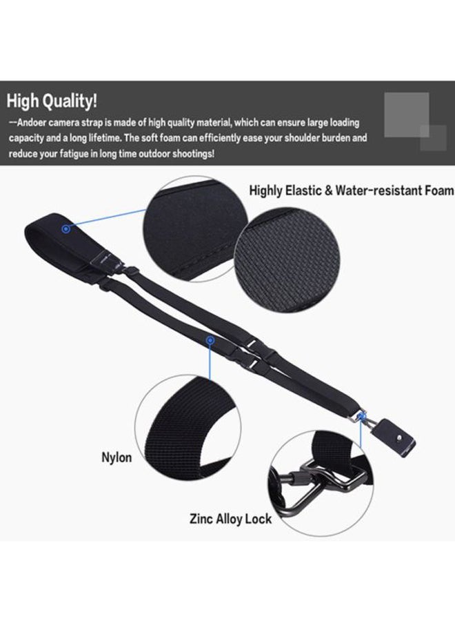 ANDOER Quick Release Camera Shoulder Wrist Sling Black  - Image 3