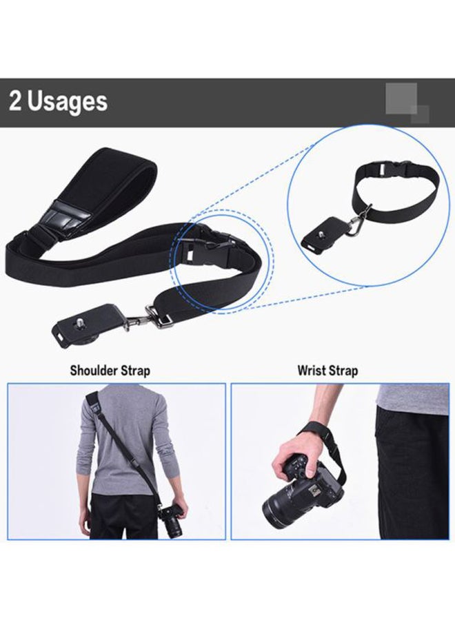 ANDOER Quick Release Camera Shoulder Wrist Sling Black  - Image 4