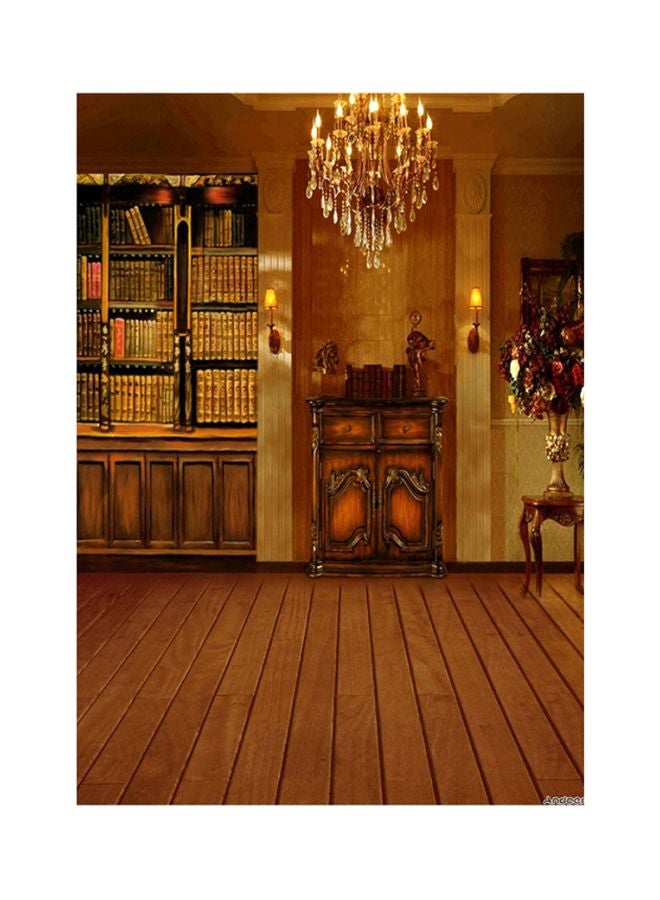 ANDOER Printed Pattern Photo Background Brown/Beige  - Image 2