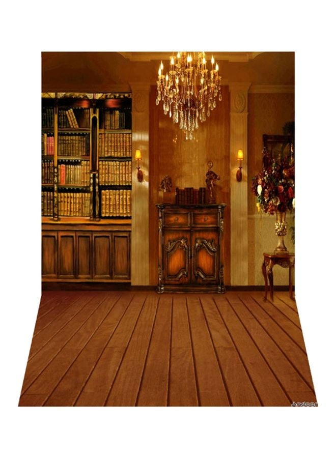 ANDOER Printed Pattern Photo Background Brown/Beige  - Image 1