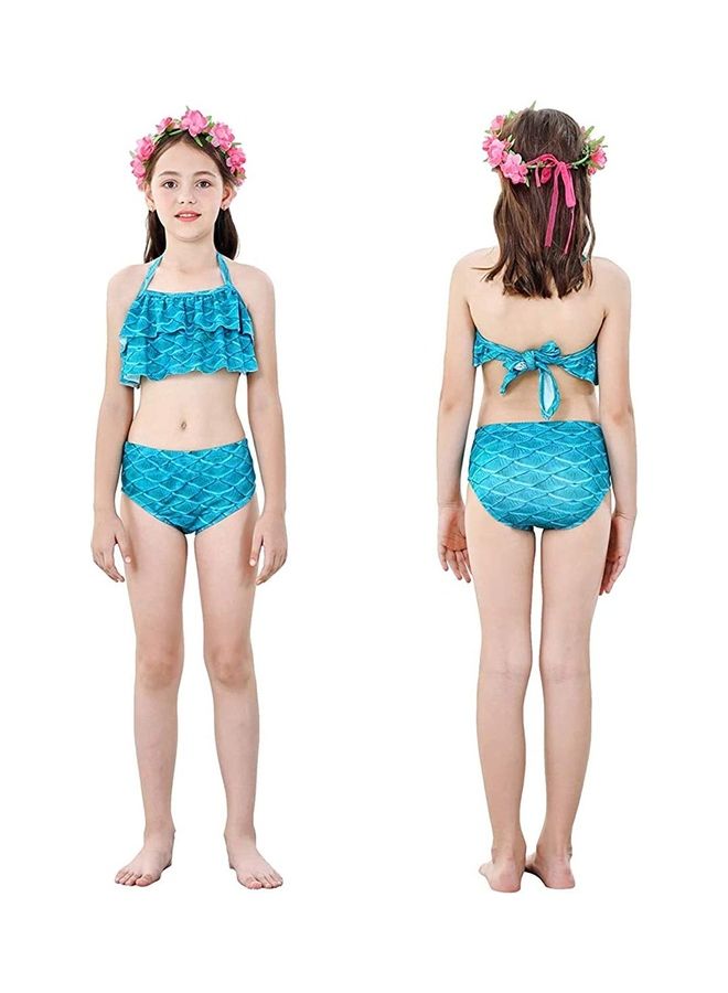 XiuWoo 3-Piece Mermaid Cosplay Costume Set 110cm  - Image 3