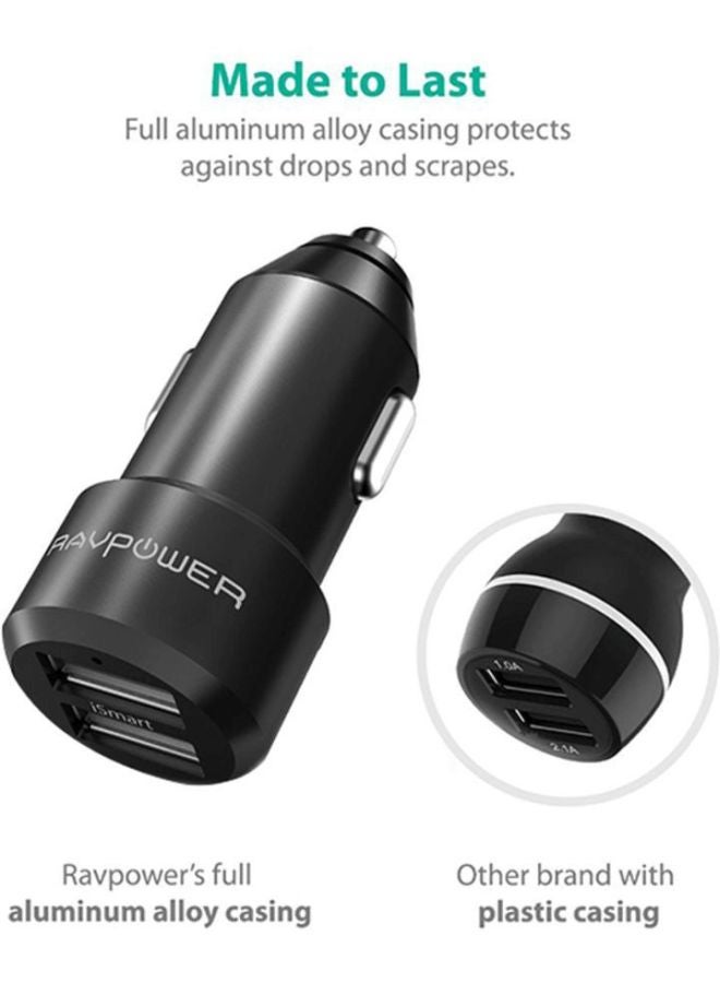 RAVPOWER Dual Port USB Car Charger - Image 3