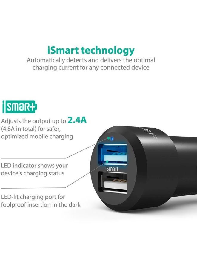 RAVPOWER Dual Port USB Car Charger - Image 4