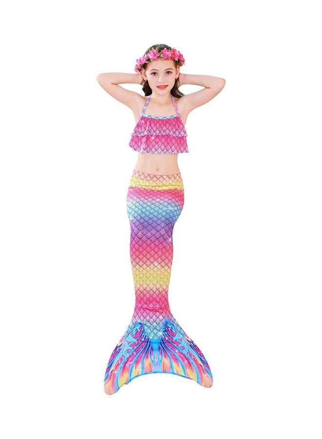 XiuWoo 4-Piece Mermaid Cosplay Costume Set 150cm - Image 2