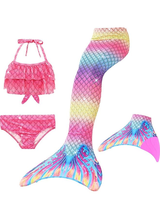 XiuWoo 4-Piece Mermaid Cosplay Costume Set 150cm - Image 1