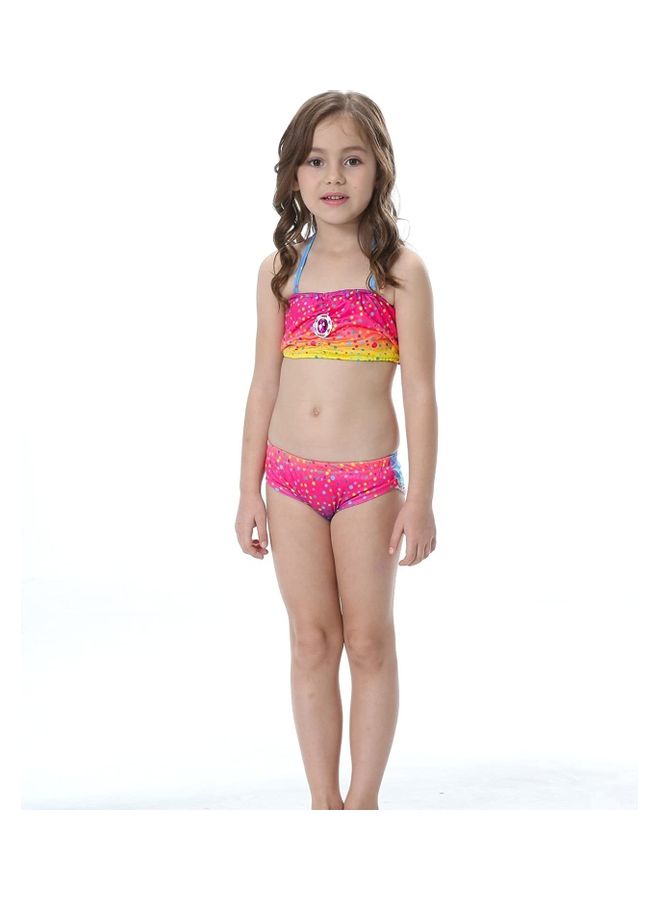 XiuWoo 5-Piece Mermaid Swimming Costume Set 130cm - Image 4