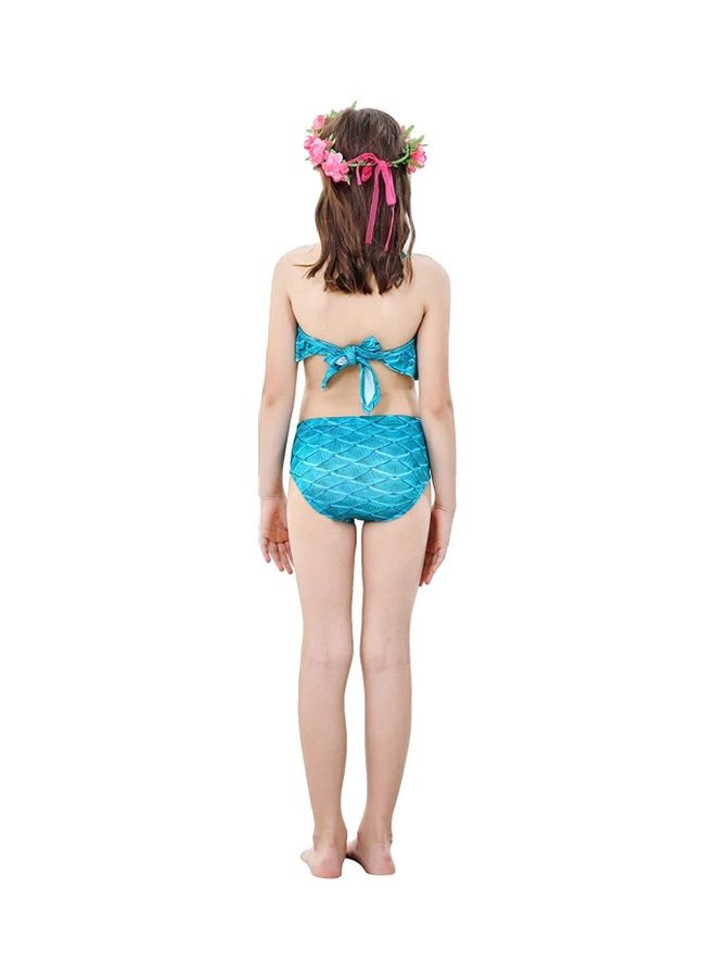 XiuWoo 3-Piece Mermaid Cosplay Costume Set 110cm - Image 5