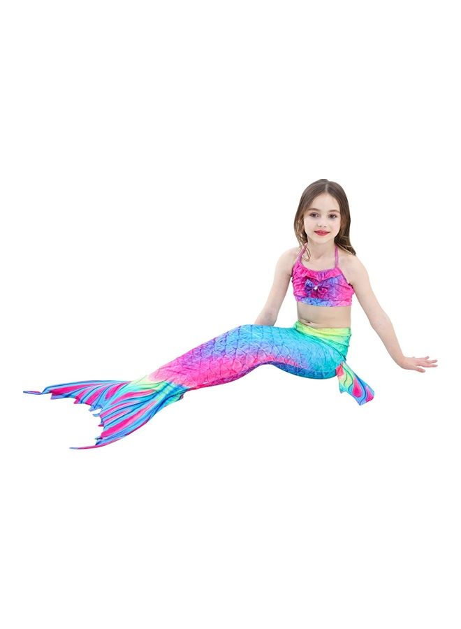 XiuWoo 5-Piece Mermaid Themed Costume Set 130cm - Image 4