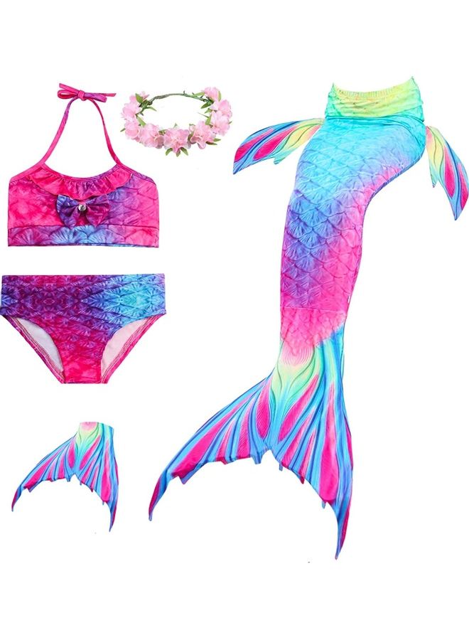 XiuWoo 5-Piece Mermaid Themed Costume Set 130cm - Image 1