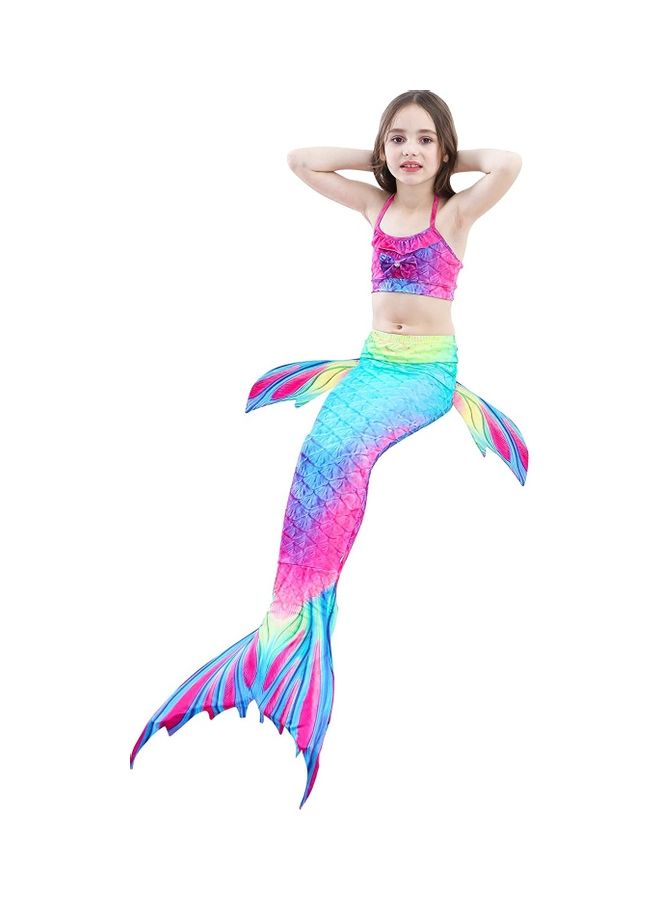 XiuWoo 5-Piece Mermaid Themed Costume Set 130cm - Image 2