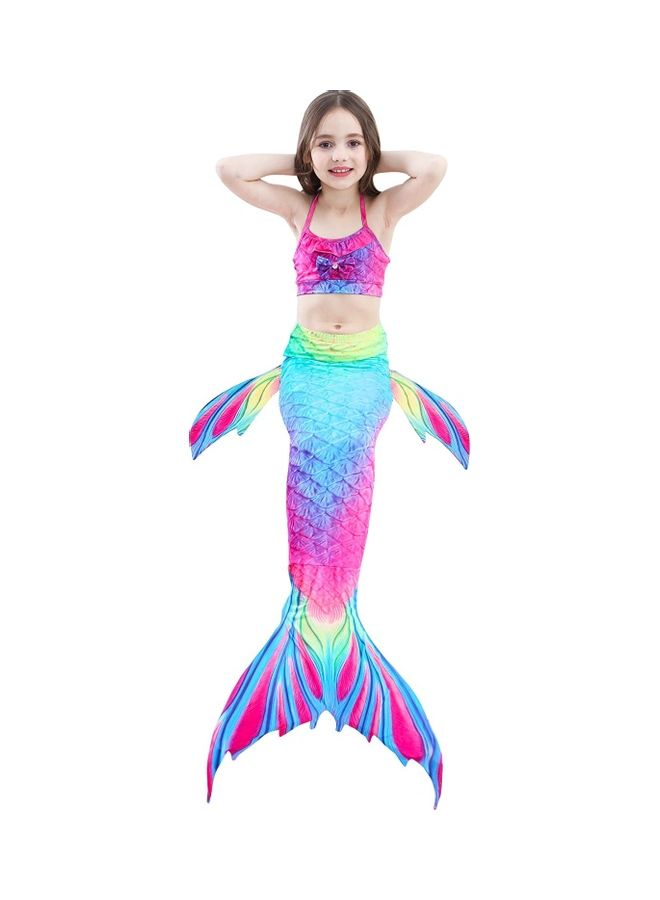 XiuWoo 5-Piece Mermaid Themed Costume Set 130cm - Image 3