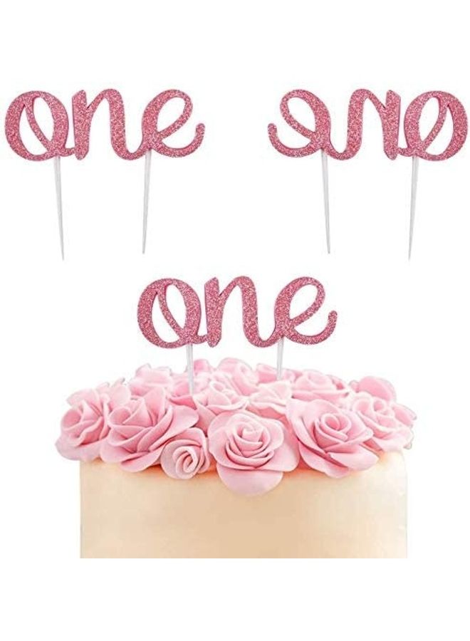Party with Emma - 3-Piece 1st Birthday Decoration Set - Image 1