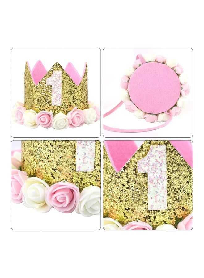 Party with Emma - 3-Piece 1st Birthday Decoration Set - Image 1