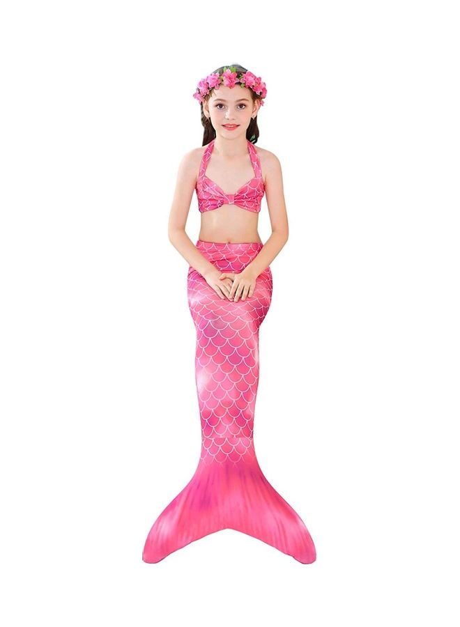 XiuWoo 3-Piece Mermaid Cosplay Costume Set 110cm - Image 4