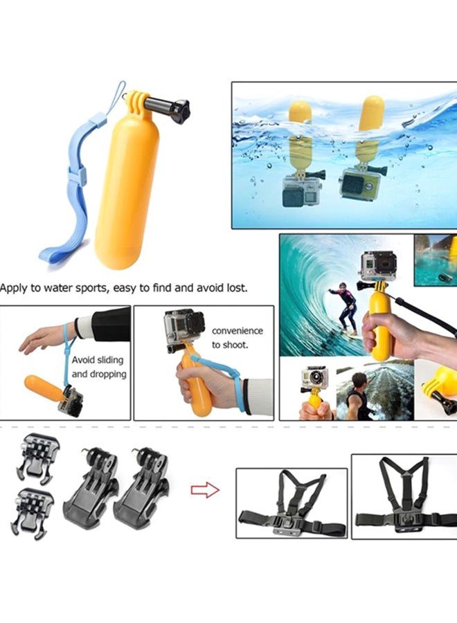 Ozone - 25-In-1 GoPro Accessories Set Kit For HERO5/HERO4 session 3 YI SJCAM M10 SJ4000 Xiaomi Multicolour - Image 1