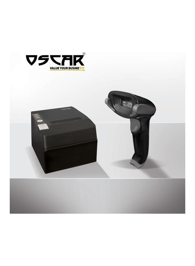 Oscar Point of Sale POS System Core i5 4th Gen 1.6 GHz/4GB RAM/128GB SSD with Cash Register Drawer Black  - Image 2