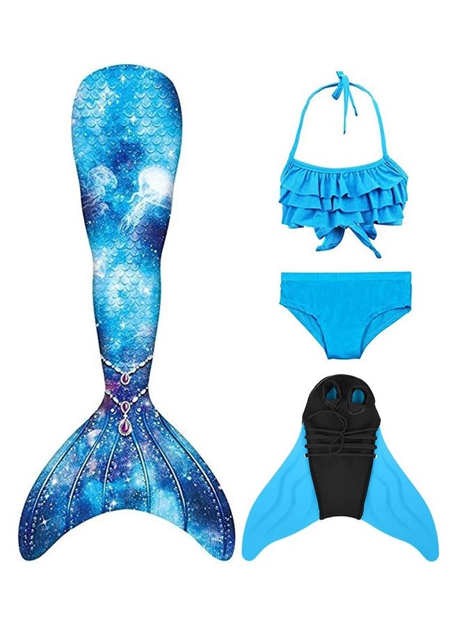 XiuWoo Mermaid Tail Swimming Costume 110cm - Image 1