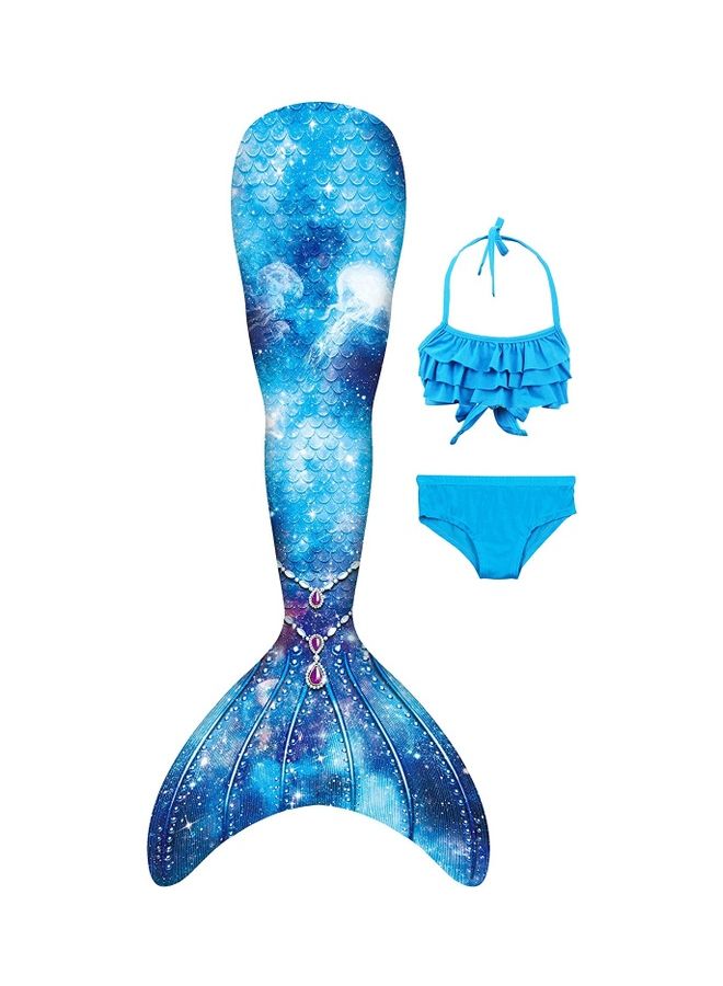 XiuWoo Mermaid Tail Swimming Costume 110cm - Image 4