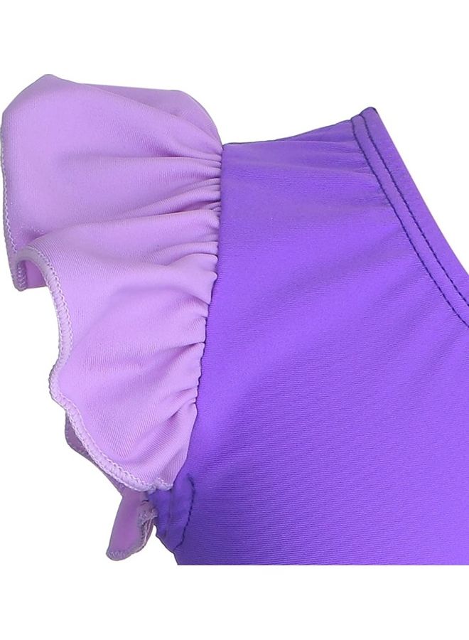 XiuWoo 3-Piece Mermaid Swimming Costume Set 110cm - Image 4