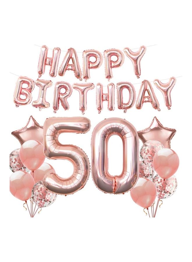 بارتي ويذ إيما مجموعة بالونات لتزيين حفلات عيد الميلاد الخمسين