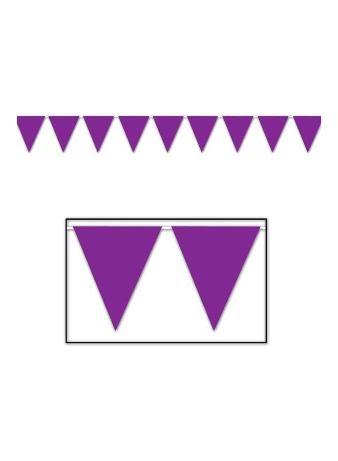 Party Time - Triangle Pennant Party Banner - Image 1