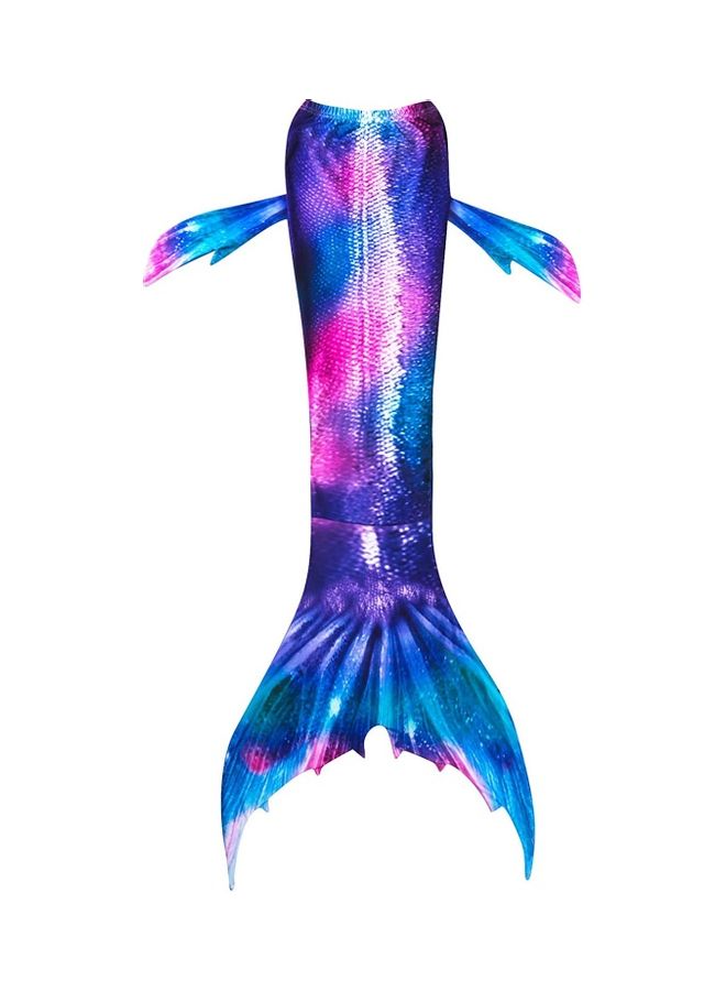 XiuWoo 3-Piece Mermaid Swimming Costume Set 100cm - Image 3