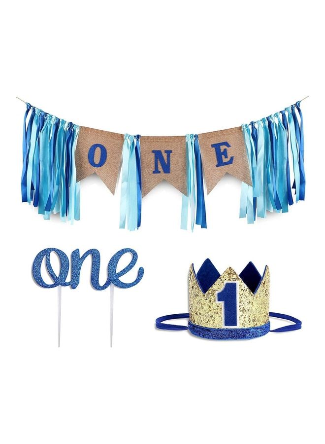 Party with Emma 3-Piece 1st Birthday Decoration Set  - Image 1