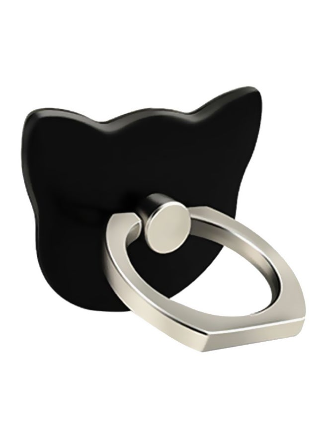 Cool Baby Mobile Finger Ring Holder Black/Silver