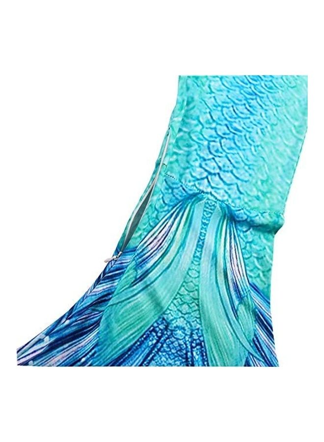 XiuWoo 3-Piece Mermaid Swimming Costume Set 140cm  - Image 4
