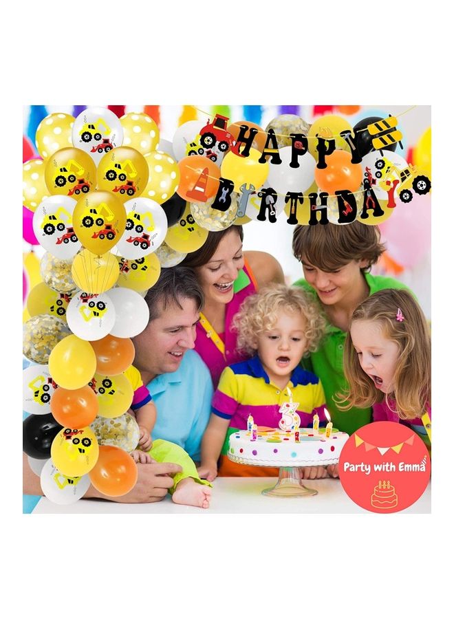 بارتي ويذ إيما مجموعة بالونات لتزيين حفلات أعياد الميلاد والشاحنات - Image 3